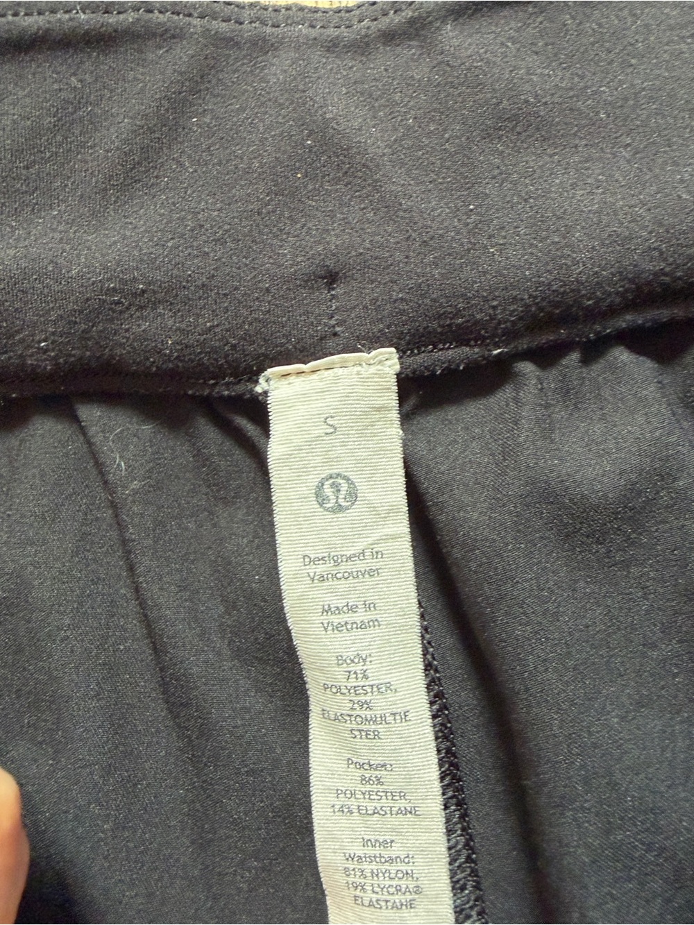 lululemon athletica Black Women's Athletic Shorts with Side Slits - Picture 5 of 5